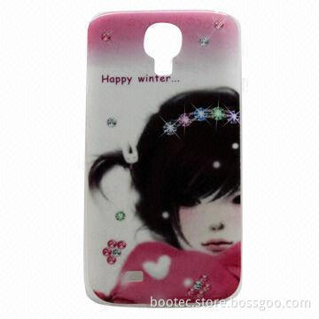 Crystal TPU Case with IMD Technology, Customized Pictures Welcomed